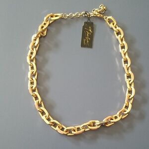 Thalia Sodi Gold Link Chain Necklace